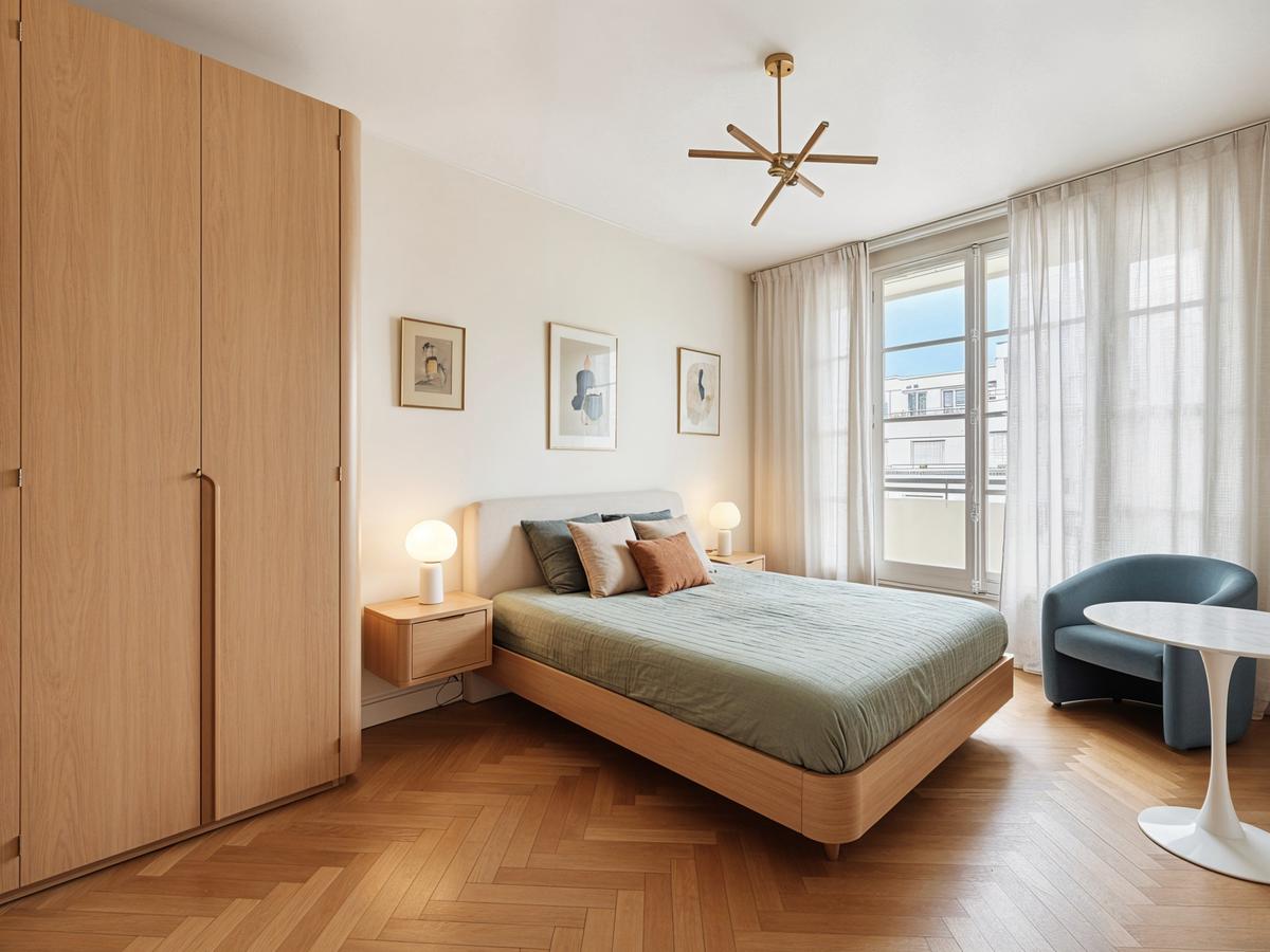 Rénovation chambre avant/après - Transformation moderne