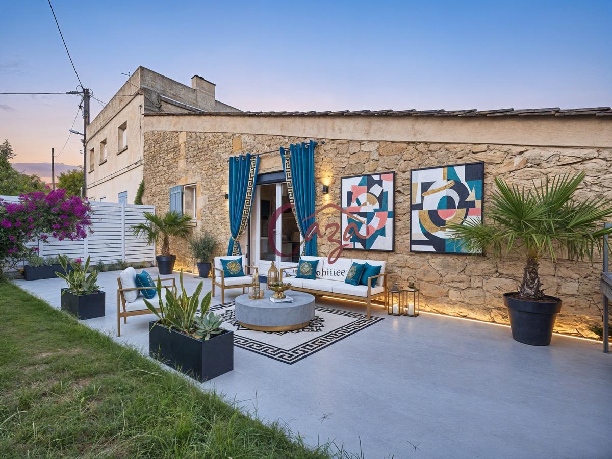 Neglected garden to modern patio transformation