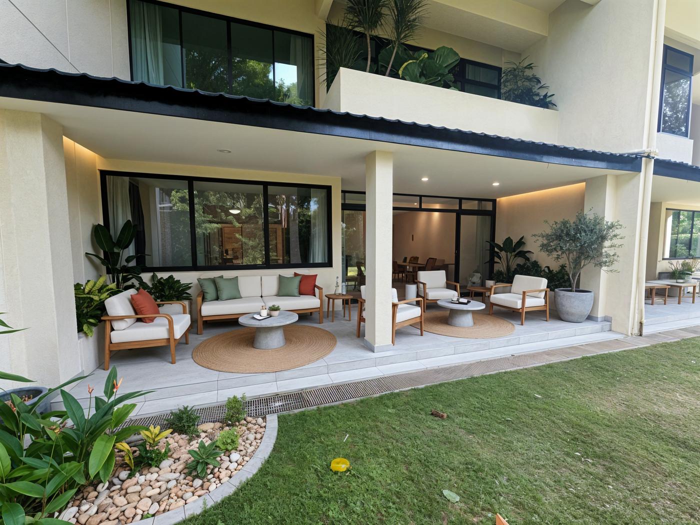 Re-styling terrasse classique vers style Copenhagen