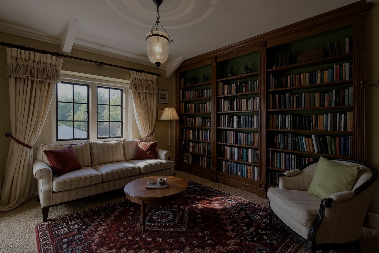 Dark real estate photo