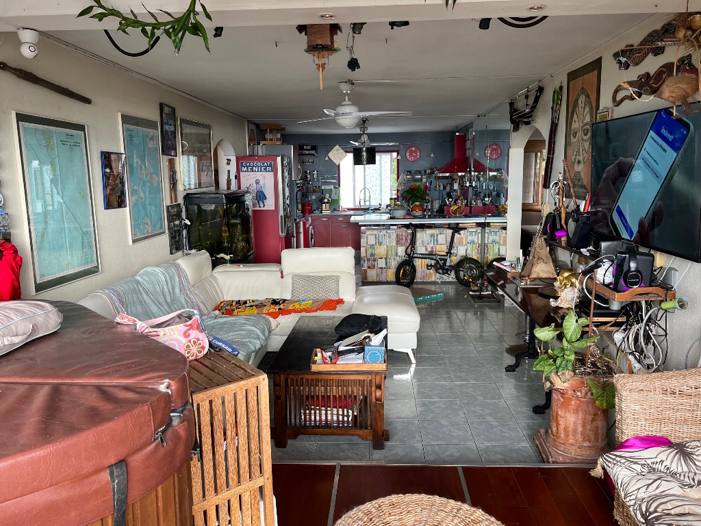 Cluttered room