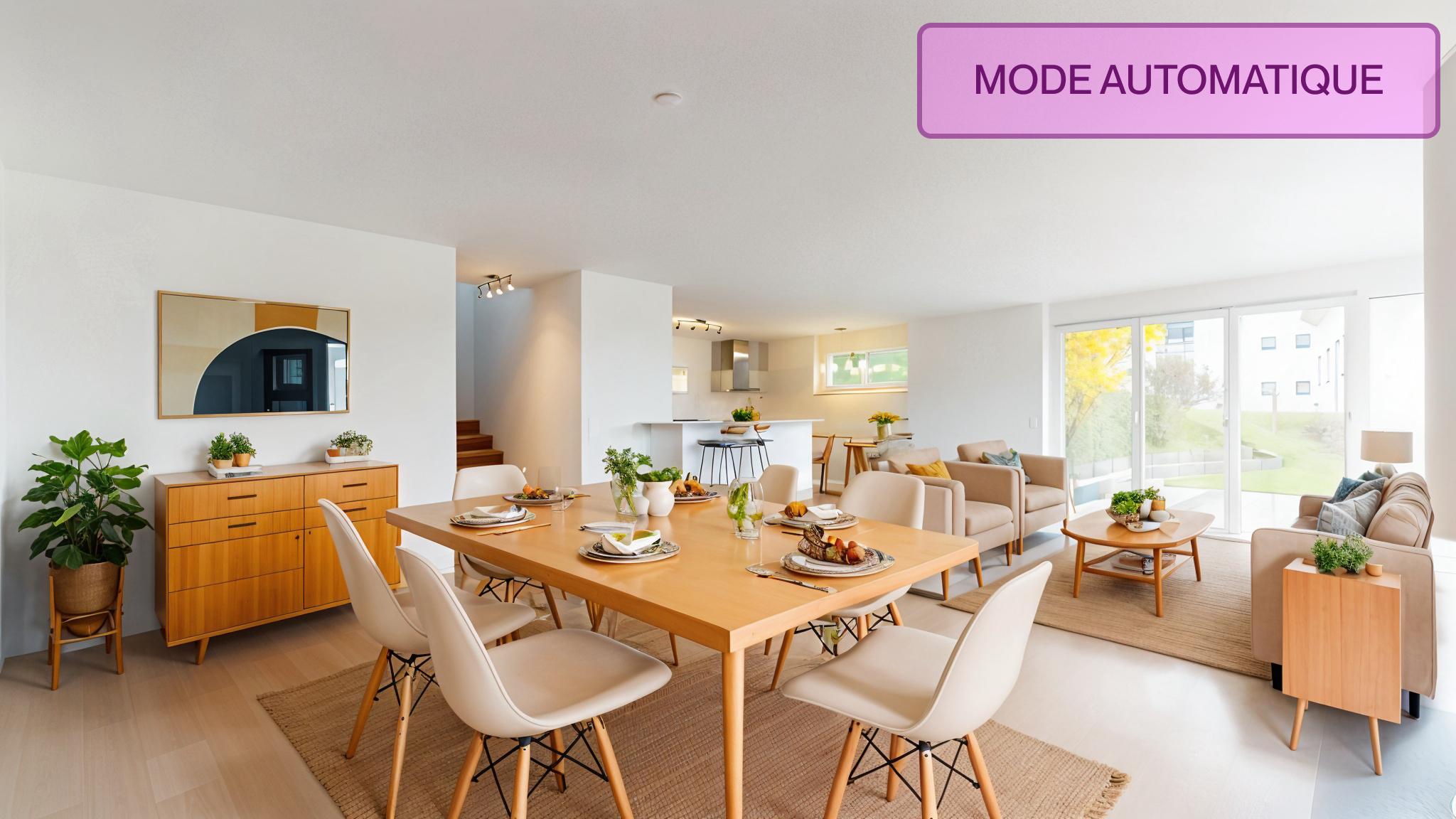 Automatic furnishing example