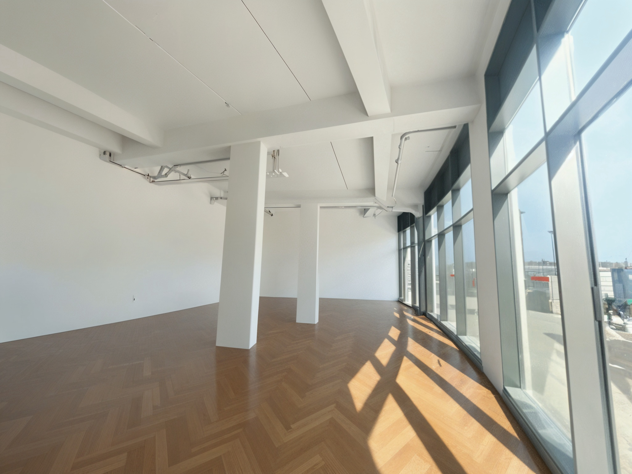 Wall repainting before/after