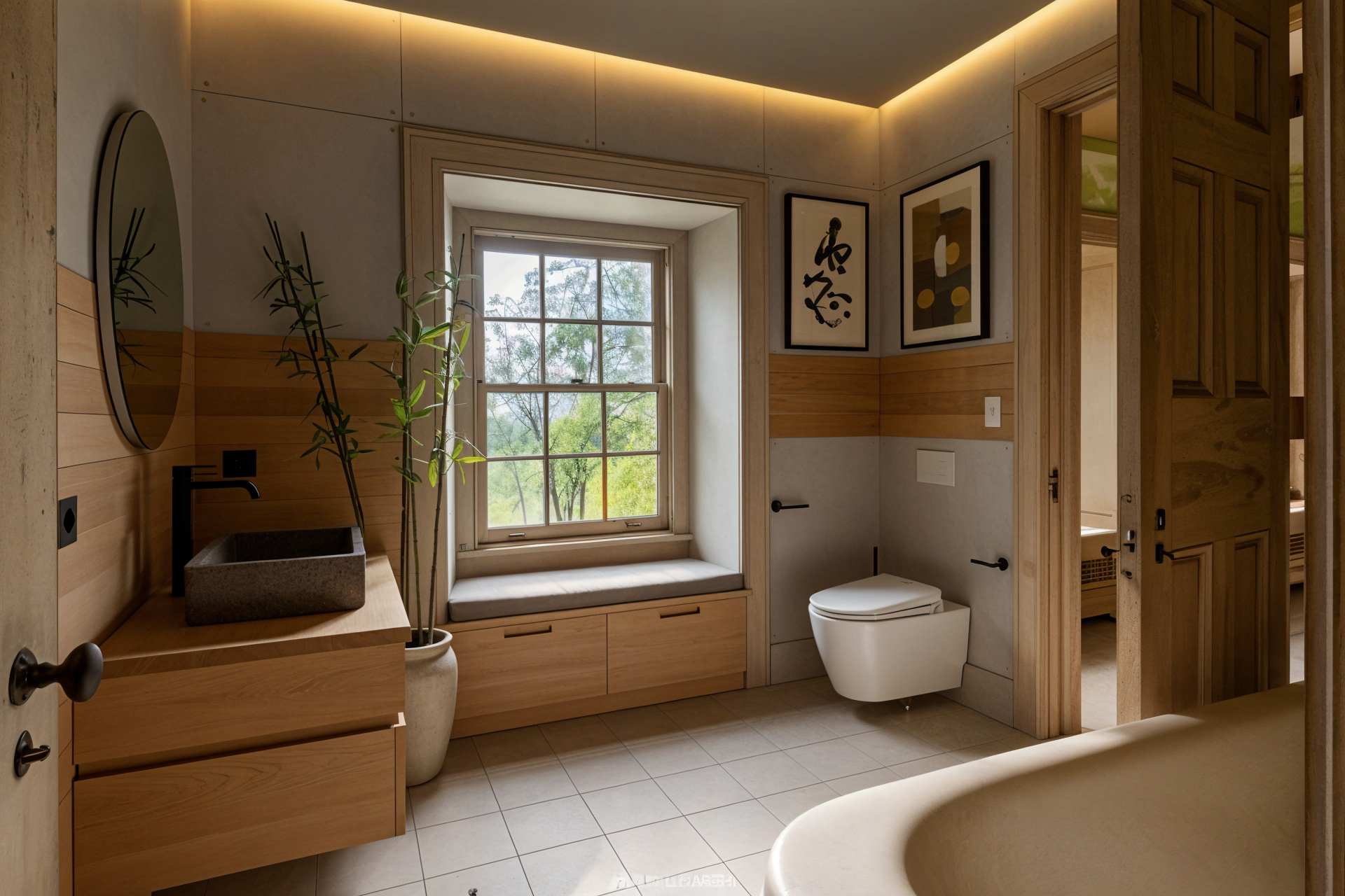 Rénovation salle de bain avant/après - Transformation Feng Shui