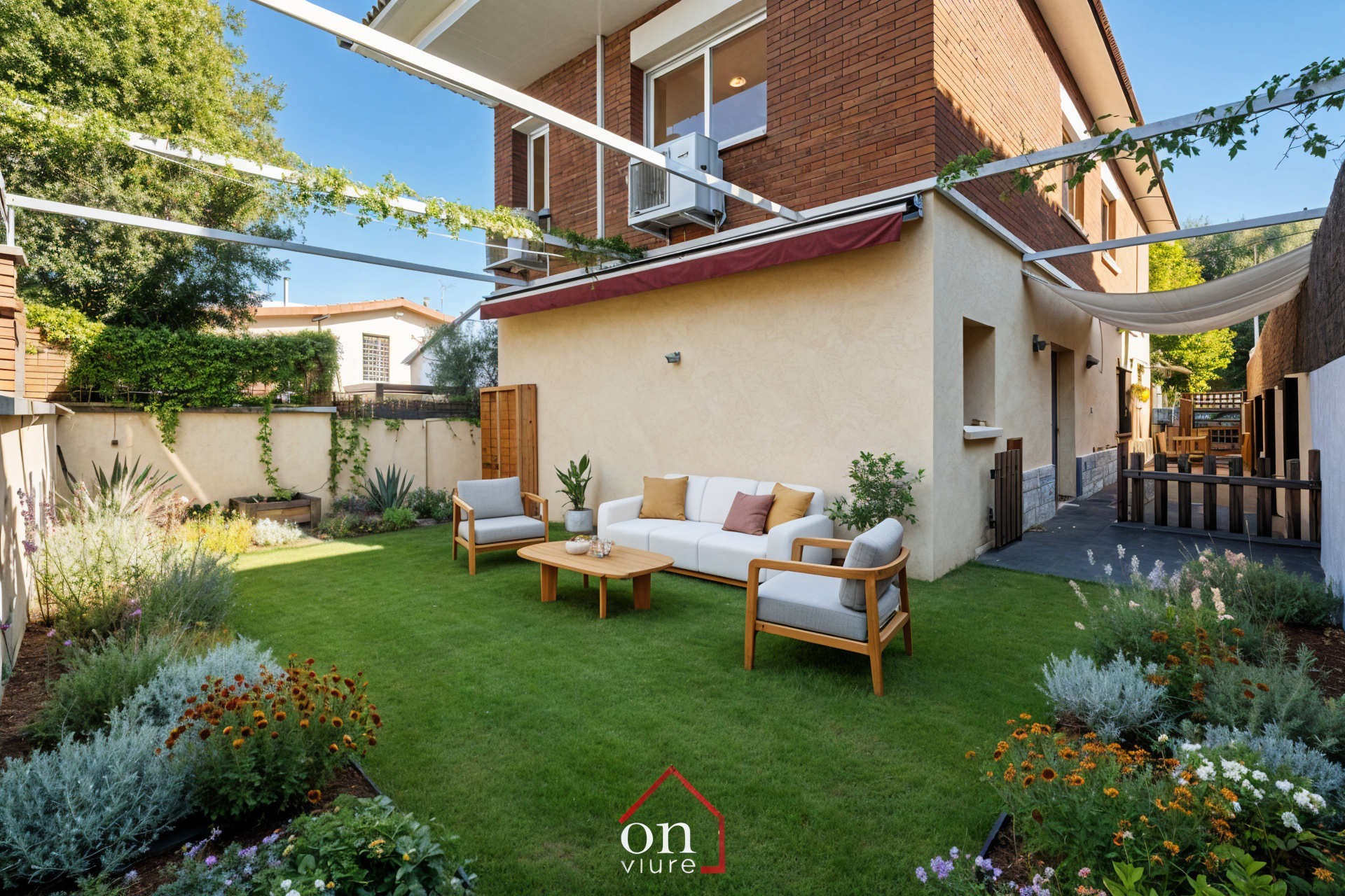 Backyard to garden transformation