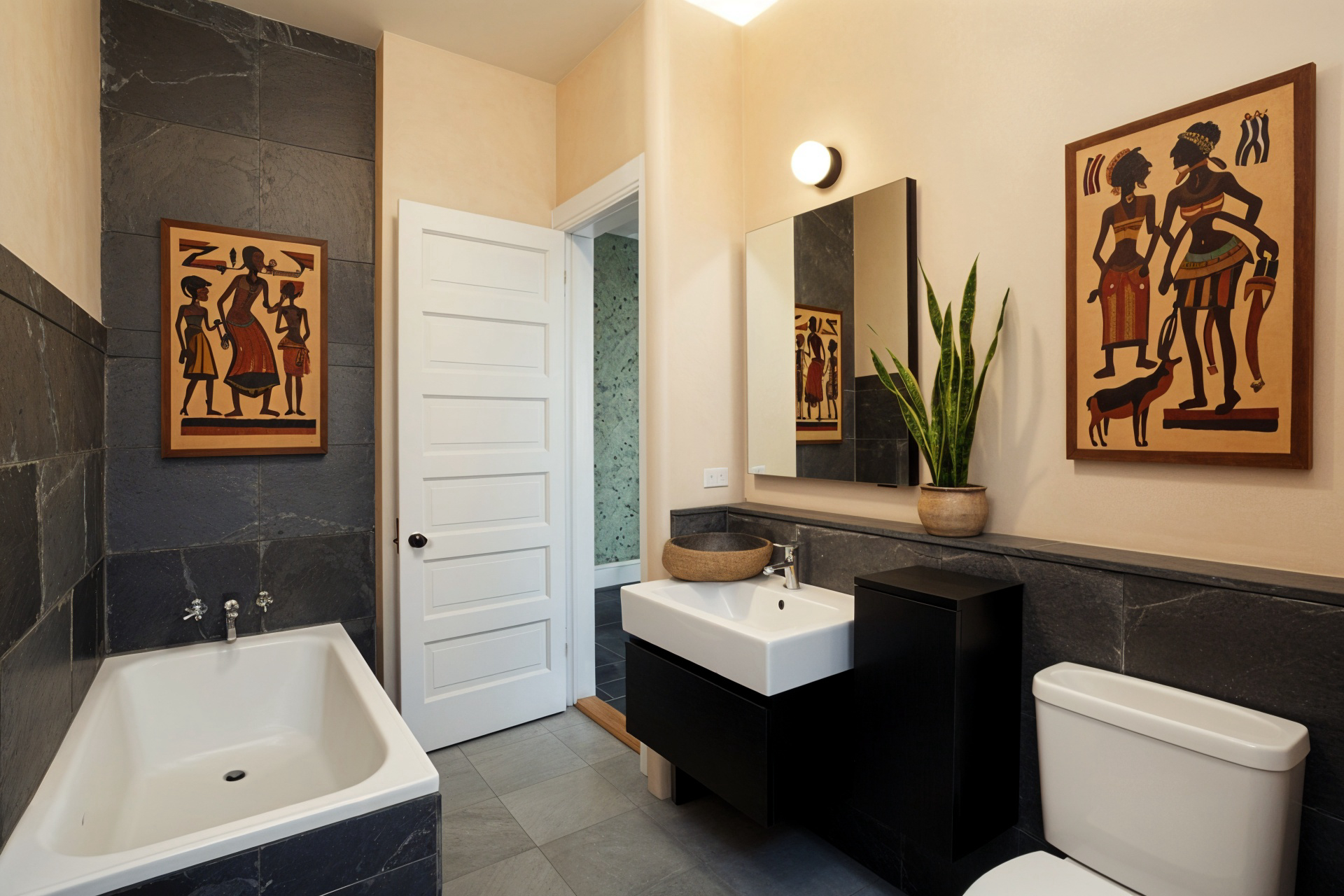 Rénovation WC simple vers style industriel